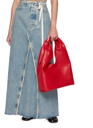 Figure View - Click To Enlarge - MAISON MARGIELA - Medium Leather Box Bag