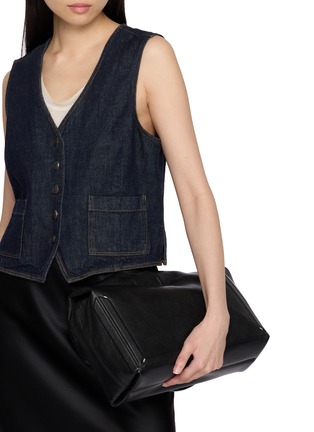 Figure View - Click To Enlarge - MAISON MARGIELA - Medium Leather Box Bag