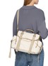 Front View - Click To Enlarge - MAISON MARGIELA - Small High Tech Cotton Messenger Bag