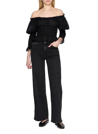 Figure View - Click To Enlarge - DÔEN - Baptisia Long Sleeve Organic Cotton Top