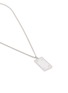 Detail View - Click To Enlarge - MAISON MARGIELA - Four Stitch Rectangle Necklace