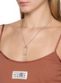 Front View - Click To Enlarge - MAISON MARGIELA - Four Stitch Rectangle Necklace
