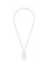 MAISON MARGIELA Four Stitch Rectangle Necklace