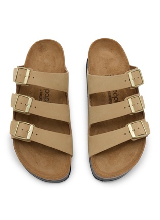 Detail View - Click To Enlarge - BIRKENSTOCK - Florida III Flex Platform Leather Sandals