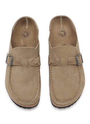 Detail View - Click To Enlarge - BIRKENSTOCK - Buckley Braided Suede Clogs