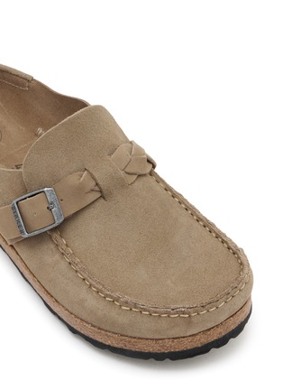 Detail View - Click To Enlarge - BIRKENSTOCK - Buckley Braided Suede Clogs