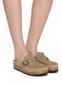 Figure View - Click To Enlarge - BIRKENSTOCK - Buckley Braided Suede Clogs