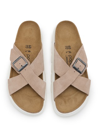 Detail View - Click To Enlarge - BIRKENSTOCK - Siena Chunky LEVE Suede Sandals