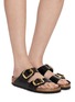 Figure View - Click To Enlarge - BIRKENSTOCK - Arizona BB LENA Leather Sandals