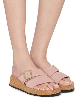 Figure View - Click To Enlarge - BIRKENSTOCK - Almina Leather Sandals