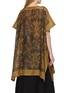 Back View - Click To Enlarge - INTO THE EAST - Acanthus Oil Paint Print Shawl Top