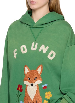  - FOUND - Wildlife Chenille Embroidered Cotton Hoodie