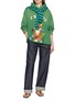 Figure View - Click To Enlarge - FOUND - Wildlife Chenille Embroidered Cotton Hoodie