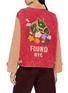 Back View - Click To Enlarge - FOUND - Contrast Panel Corduroy Collar Cotton Canvas Field Jacket