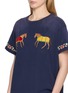  - FOUND - Horse Embroidered Cotton T-Shirt