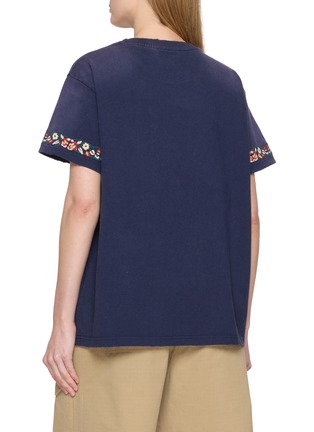 Back View - Click To Enlarge - FOUND - Horse Embroidered Cotton T-Shirt