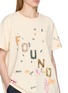  - FOUND - Tapestry Logo Paint Cotton T-Shirt