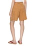 Back View - Click To Enlarge - FOUND - Floral Embroidered Cotton Canvas Shorts