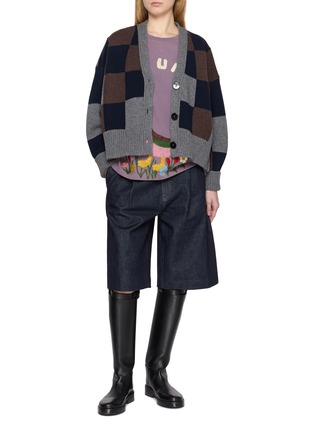 Figure View - Click To Enlarge - FOUND - Wildlife Chenille Embroidered Cotton T-Shirt