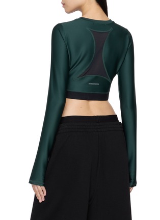 Back View - Click To Enlarge - ON - Train Long Sleeve Crop Top