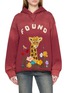 FOUND Wildlife Chenille Embroidered Cotton Hoodie