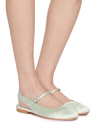 Figure View - Click To Enlarge - EQUIL - Estonia Satin Mary Jane Flats