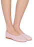 Figure View - Click To Enlarge - EQUIL - Latvia Leather Ballerina Flats