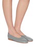 Figure View - Click To Enlarge - EQUIL - Latvia Leather Ballerina Flats