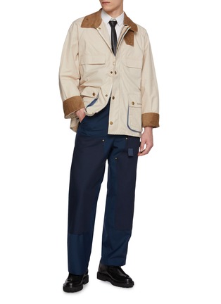 Figure View - Click To Enlarge - BARBOUR - x Paul Smith Sugarlump Bedale Jacket