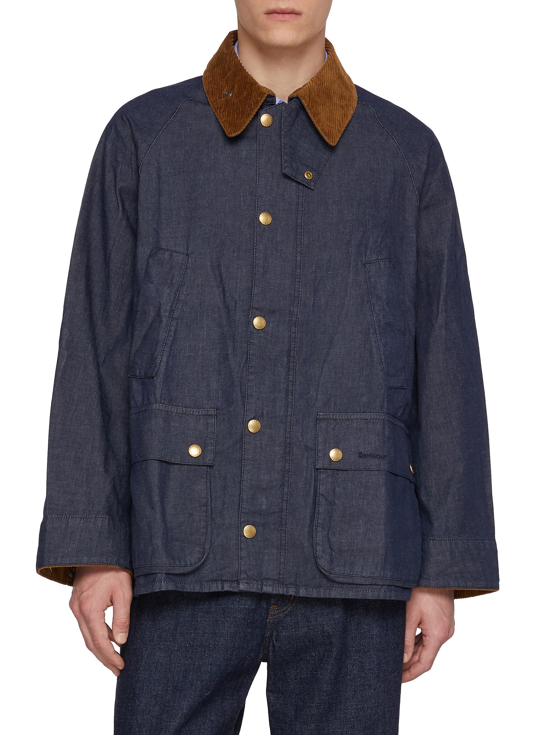 BARBOUR | Bedale Dark Wash Denim Jacket | Men | Lane Crawford