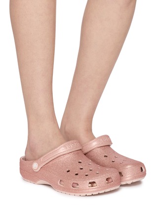 Figure View - Click To Enlarge - CROCS - Classic Glitter Clogs