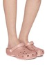 Figure View - Click To Enlarge - CROCS - Classic Glitter Clogs