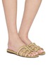 Figure View - Click To Enlarge - SAM EDELMAN - Bay Twist Raffia Sandals