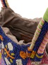 Detail View - Click To Enlarge - IMAYIN - Bromelia Beaded Cotton Bag