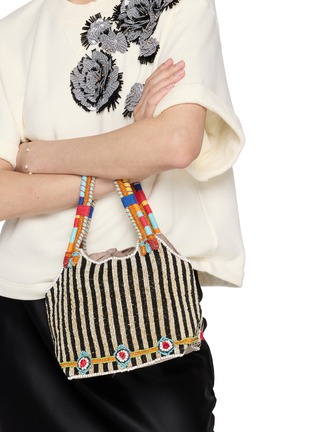 Figure View - Click To Enlarge - IMAYIN - Indira Beaded Cotton Bag