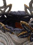 Detail View - Click To Enlarge - IMAYIN - Dalawella Natural Beaded Cotton Bag