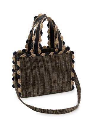 Detail View - Click To Enlarge - IMAYIN - Suluban Cotton Crochet Carryall Bag
