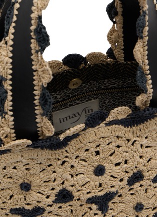 Detail View - Click To Enlarge - IMAYIN - Suluban Cotton Crochet Carryall Bag