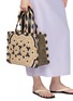 Figure View - Click To Enlarge - IMAYIN - Suluban Cotton Crochet Carryall Bag