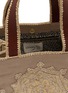 Detail View - Click To Enlarge - IMAYIN - Karang Beaded Cotton Carryall Bag