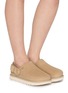Figure View - Click To Enlarge - UGG - Goldenstar Meadow Suede Clogs