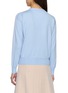 Back View - Click To Enlarge - MM6 MAISON MARGIELA - Trompe l'Oeil V-Neck Cotton Cardigan
