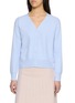MM6 MAISON MARGIELA Trompe l'Oeil V-Neck Cotton Cardigan