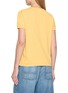 Back View - Click To Enlarge - MM6 MAISON MARGIELA - Raglan Sleeve Logo Print Cotton T-Shirt