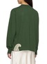 Back View - Click To Enlarge - KARTIK RESEARCH - Chikankari Long Sleeve Paisley Embroidered Cotton Jersey T-Shirt