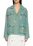 KARTIK RESEARCH Safari Zardozi Embroidered Handwoven Cotton Jacket