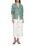 Figure View - Click To Enlarge - KARTIK RESEARCH - Safari Zardozi Embroidered Handwoven Cotton Jacket
