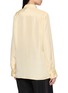 Back View - Click To Enlarge - EENK - Pleated Layered Multi Way Silk Scarf Shirt