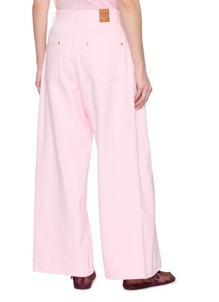 Back View - Click To Enlarge - EENK - Classic Wide Leg Jeans