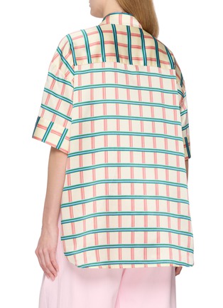 Back View - Click To Enlarge - EENK - Classic Short Sleeve Button Up Shirt